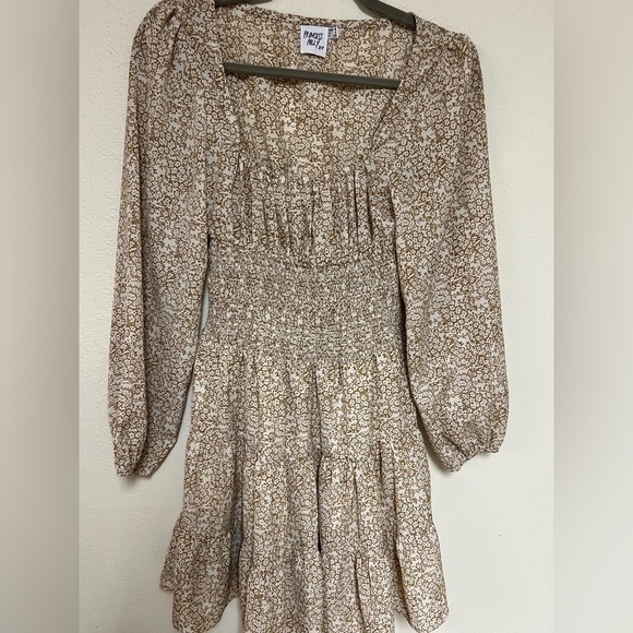 Princess Polly floral ruffle mini dress size 8 - Picture 3 of 9